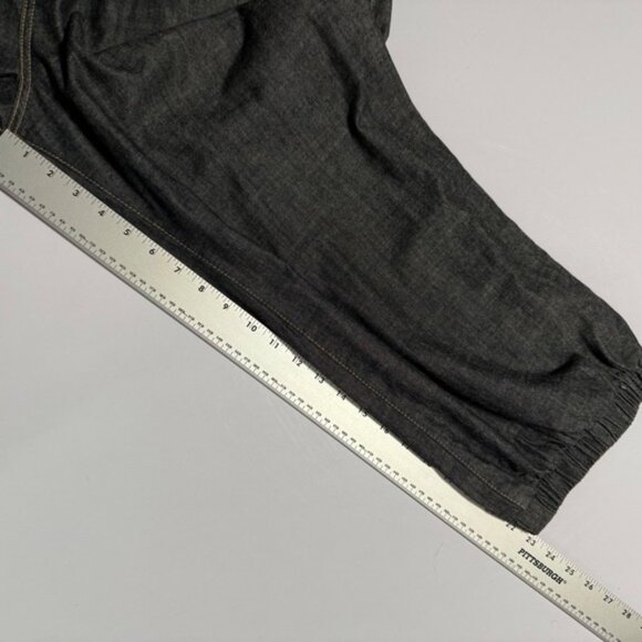 Baby Phat Womens Denim Jumpsuit Short Sleeve 100% Cotton Capri Length 18 Y2K - Picture 13 of 16